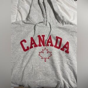 Grey sweatshirt hoodie size: M